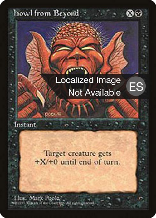 Howl from Beyond (4BB-) - Fourth Edition Foreign Black Border