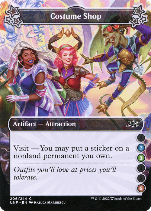Costume Shop (2-3-6) (UNF-206) - Unfinity