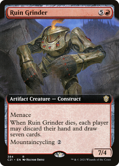 Ruin Grinder (Extended Art) (C21-384) - Commander 2021: (Extended Art)