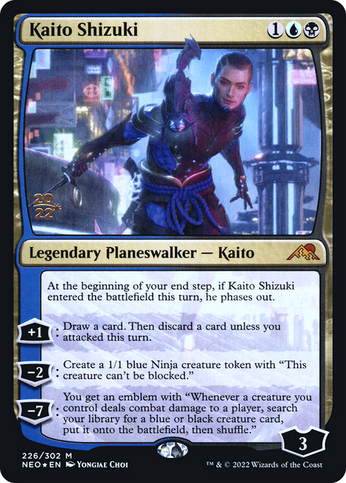 Kaito Shizuki (PRE-226) - Kamigawa: Neon Dynasty Promos Foil