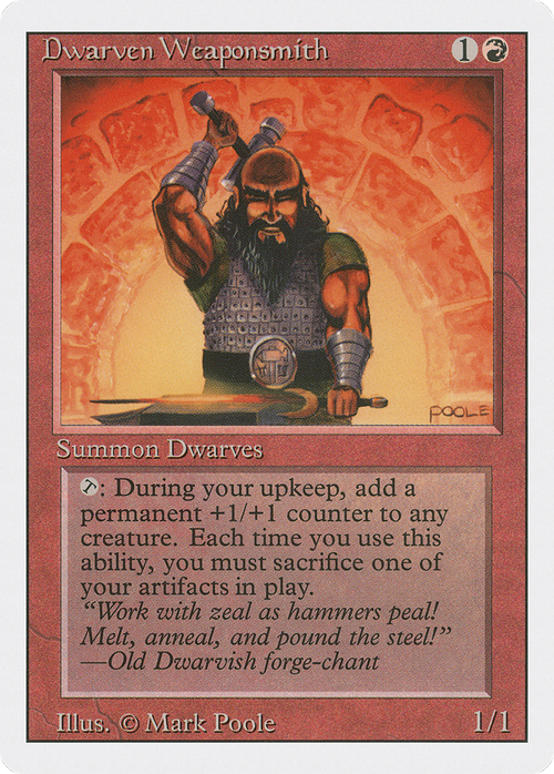 Dwarven Weaponsmith (3ED-) - Revised Edition
