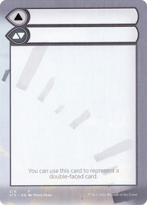 Double-Faced Substitute Card (SSTX-003) - Strixhaven: School of Mages Substitute Cards (Borderless)