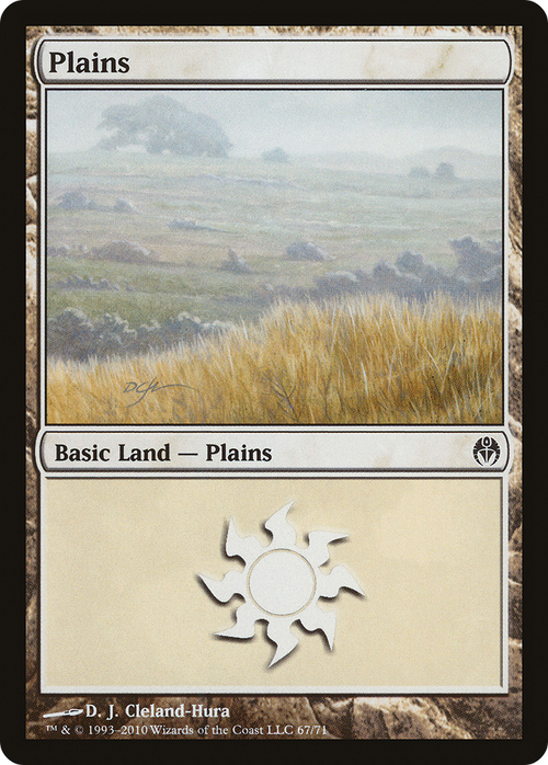 Plains (67) (DDE-067) - Duel Decks: Phyrexia vs. the Coalition