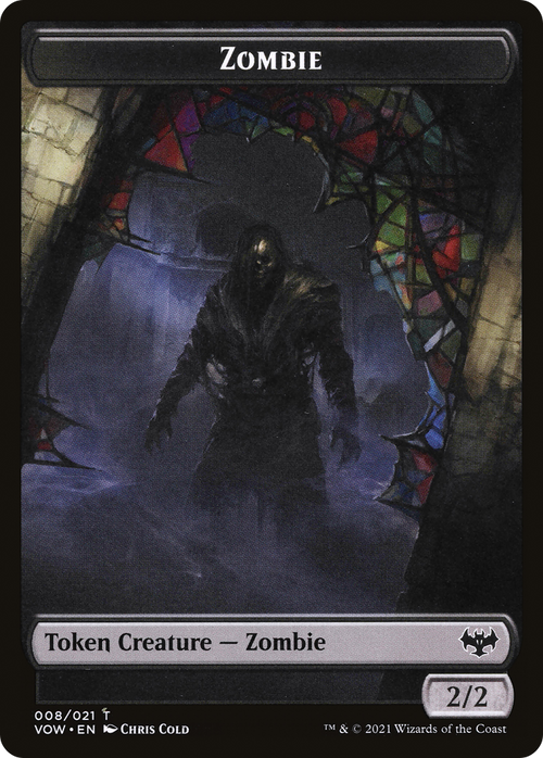 Zombie (TVOW-008) - Innistrad: Crimson Vow Tokens