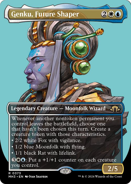 Genku, Future Shaper (Borderless) (MH3-373) - Modern Horizons 3