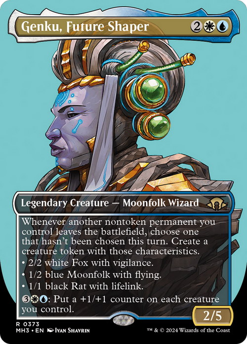 Genku, Future Shaper (Borderless) (MH3-373) - Modern Horizons 3 Foil