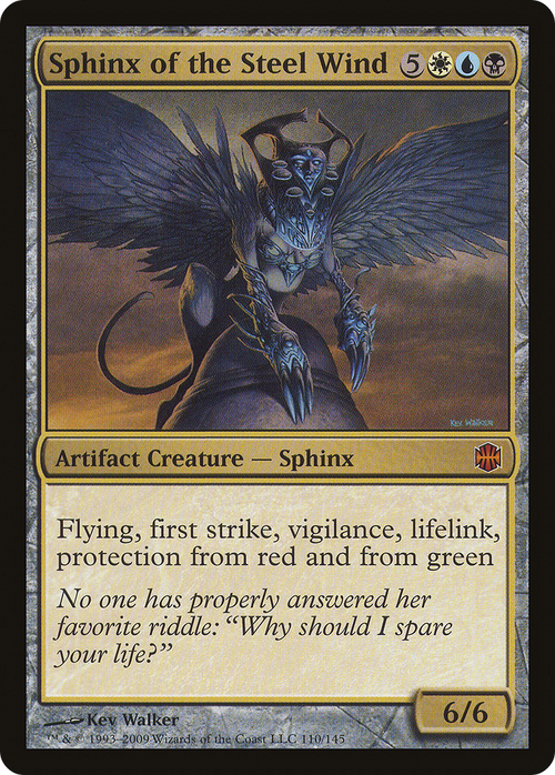 Sphinx of the Steel Wind (ARB-110) - Alara Reborn