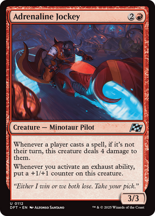 Adrenaline Jockey (DFT-112) - Aetherdrift Foil