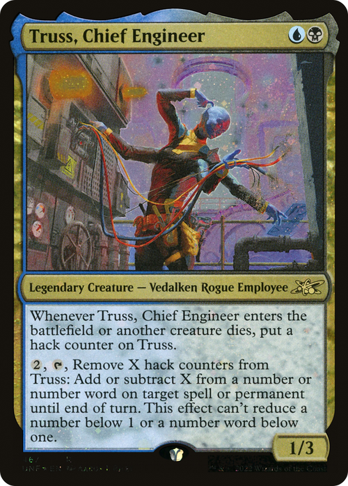 Truss, Chief Engineer (Galaxy Foil) (UNF-467) - Unfinity Foil