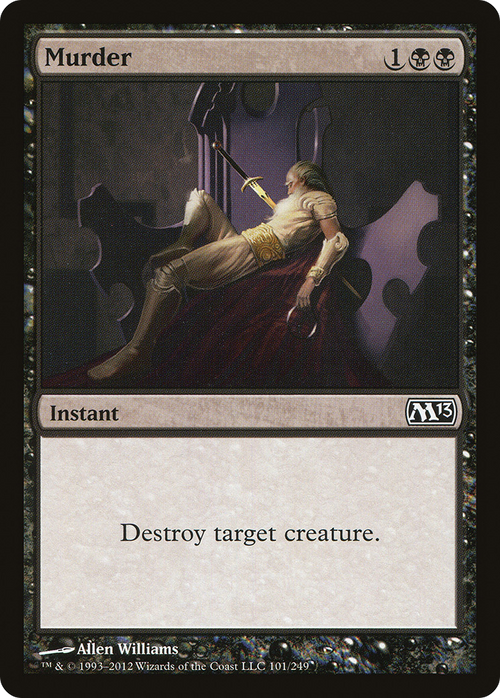 Murder (M13-101) - Magic 2013 Foil