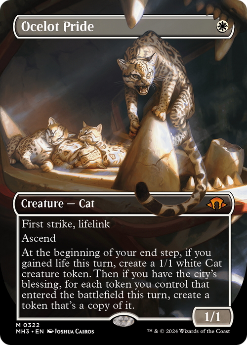 Ocelot Pride (Borderless) (MH3-322) - Modern Horizons 3