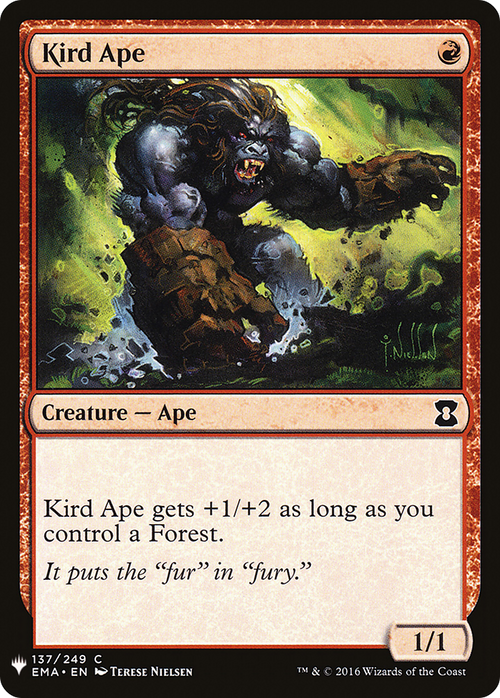 Kird Ape (LIST-EMA-137) - The List