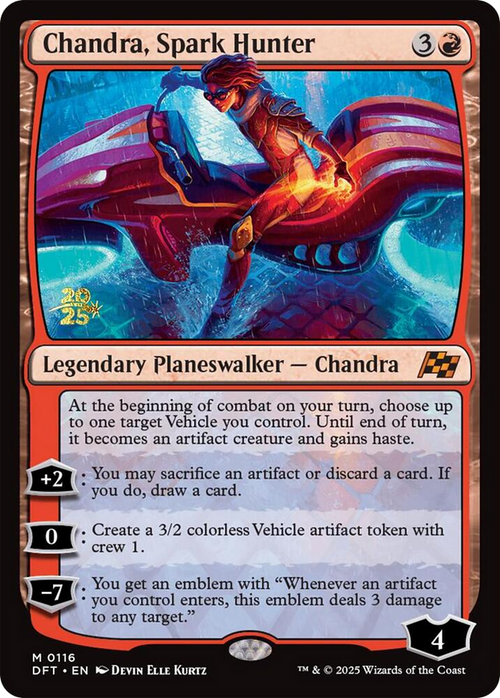 Chandra, Spark Hunter (PRE-116S) - Prerelease Cards Foil