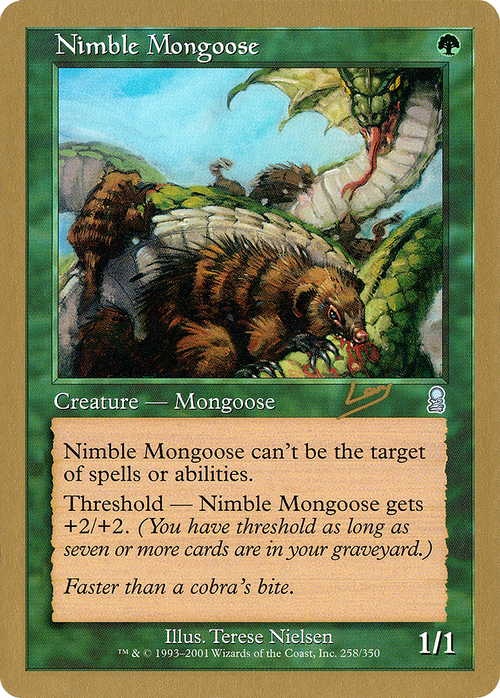 Nimble Mongoose - 2002 Raphael Levy (ODY) (WCD-) - World Championship Decks 2002