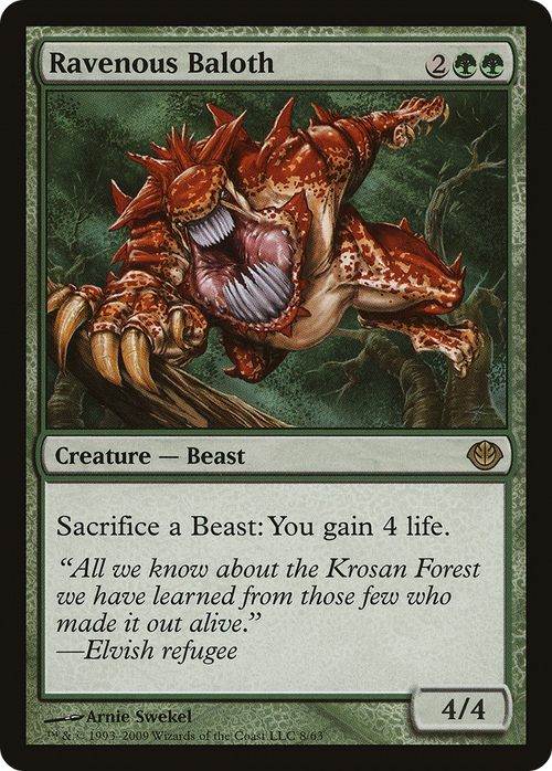 Ravenous Baloth (DDD-008) - Duel Decks: Garruk vs. Liliana