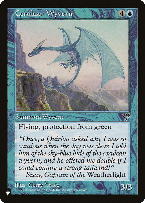 Cerulean Wyvern (LIST-) - The List