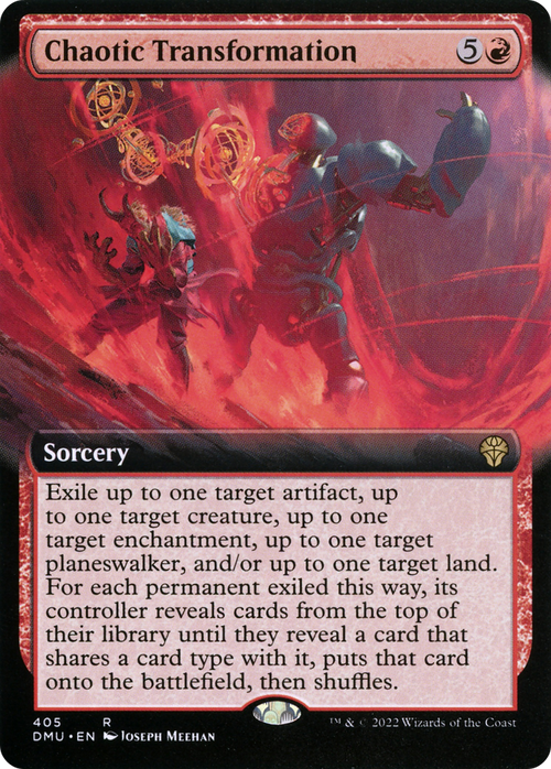 Chaotic Transformation (Extended Art) (DMU-405) - Dominaria United: (Extended Art) Foil