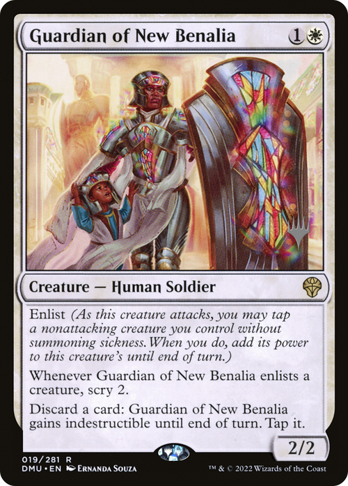 Guardian of New Benalia (PPDMU-019) - Dominaria United Promos