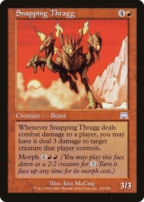 Snapping Thragg (ONS-233) - Onslaught Foil