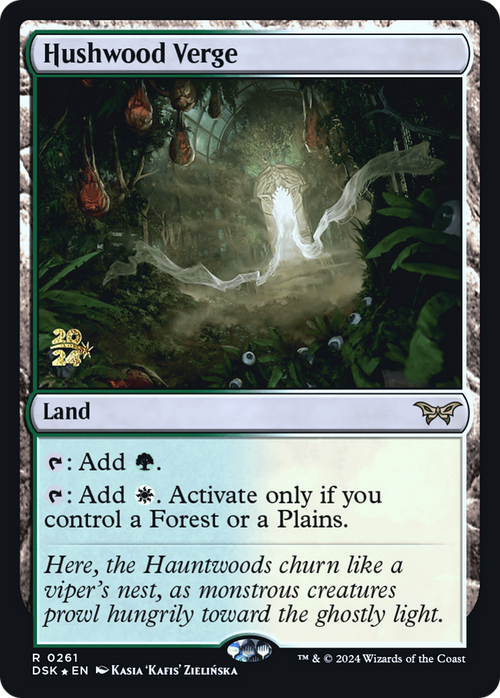 Hushwood Verge (PRE-261) - Duskmourn: House of Horror Promos Foil