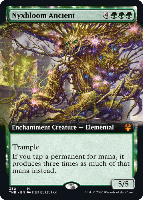 Nyxbloom Ancient (Extended Art) (THB-330) - Theros Beyond Death: (Extended Art, enchantment) Foil