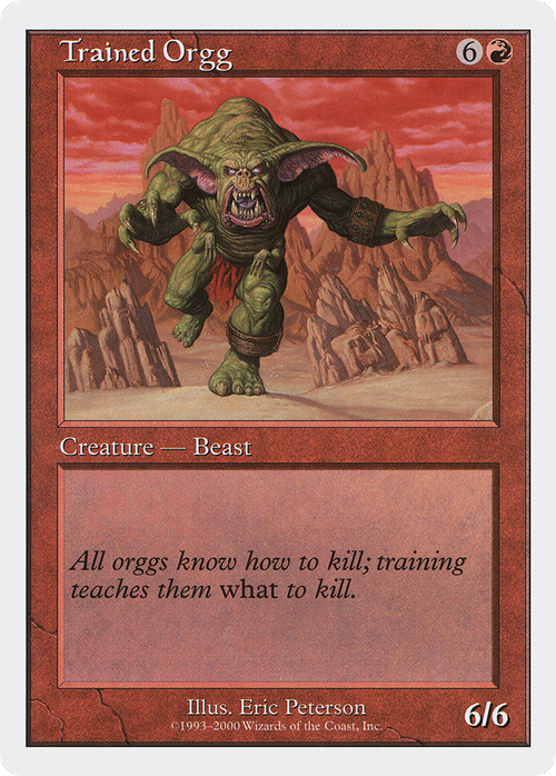 Trained Orgg (S00-) - Starter 2000