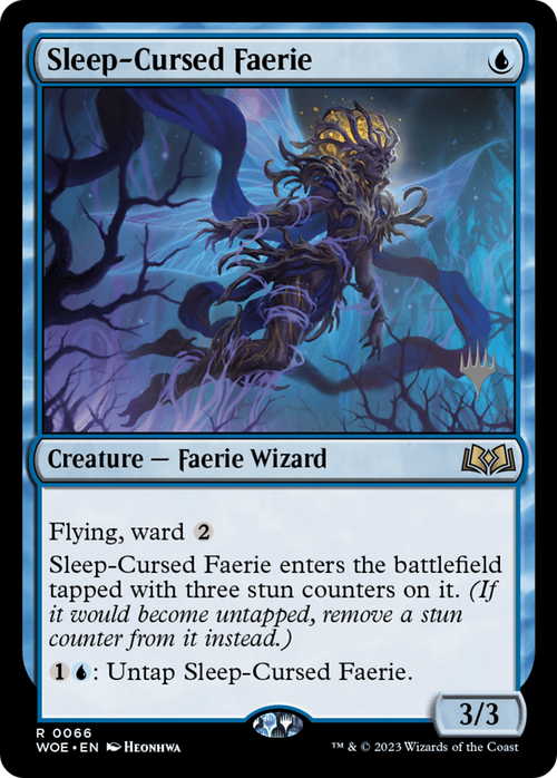 Sleep-Cursed Faerie (PPWOE-066) - Wilds of Eldraine Promos Foil