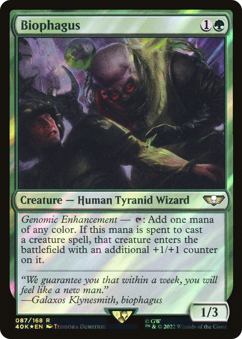 Biophagus (Surge Foil) (40K-087) - Warhammer 40,000 Commander Foil