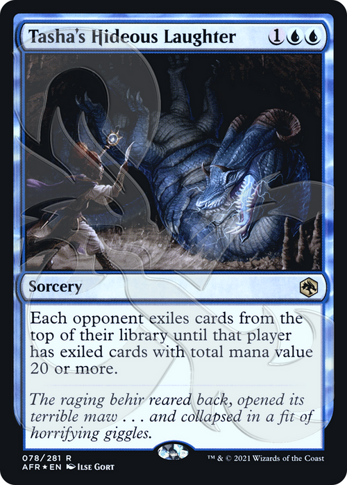 Tasha's Hideous Laughter (AFR&-78A) - Adventures in the Forgotten Realms Promos Foil