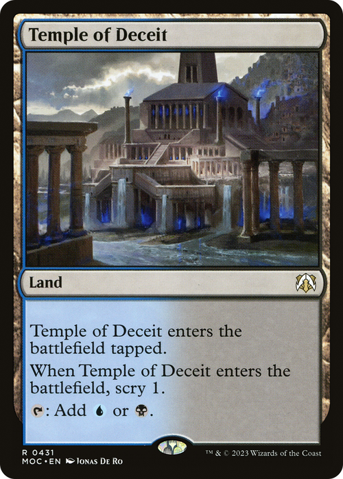 Temple of Deceit (MOC-431) - March of the Machine Commander