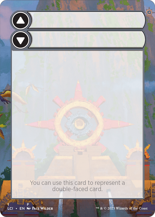 Double-Faced Substitute Card (SLCI-001) - The Lost Caverns of Ixalan Substitute Cards (Borderless)