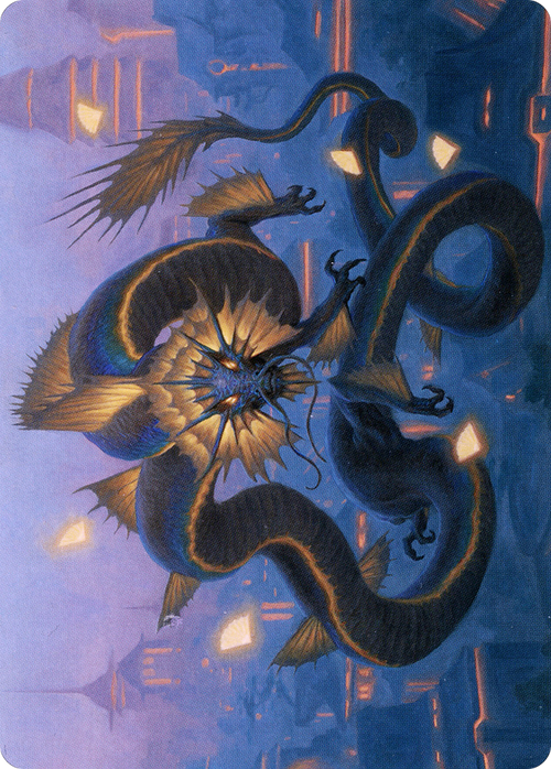 Ao, the Dawn Sky // Ao, the Dawn Sky (ANEO-025) - Neon Dynasty Art Series (Borderless) Foil