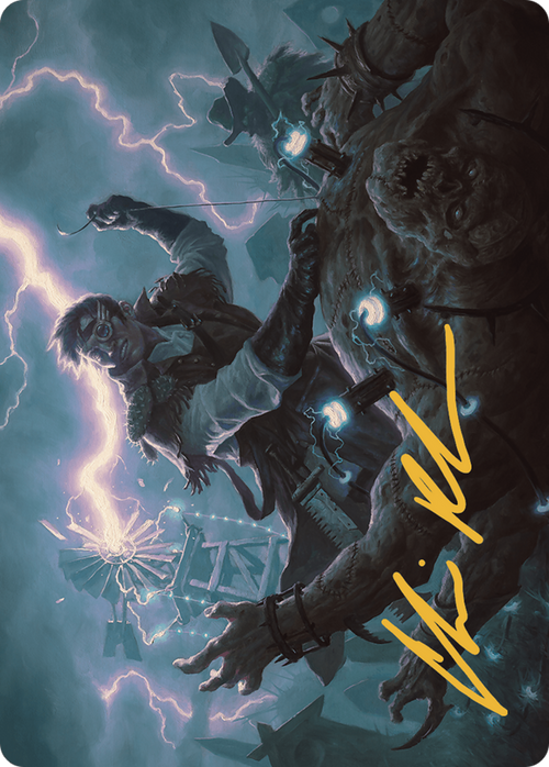 Geralf, the Fleshwright // Geralf, the Fleshwright (AOTJ-005) - Outlaws of Thunder Junction Art Series (Borderless) Foil