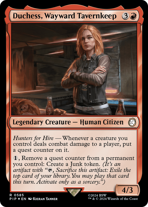 Duchess, Wayward Tavernkeep (Surge Foil) (PIP-585) - Fallout Foil