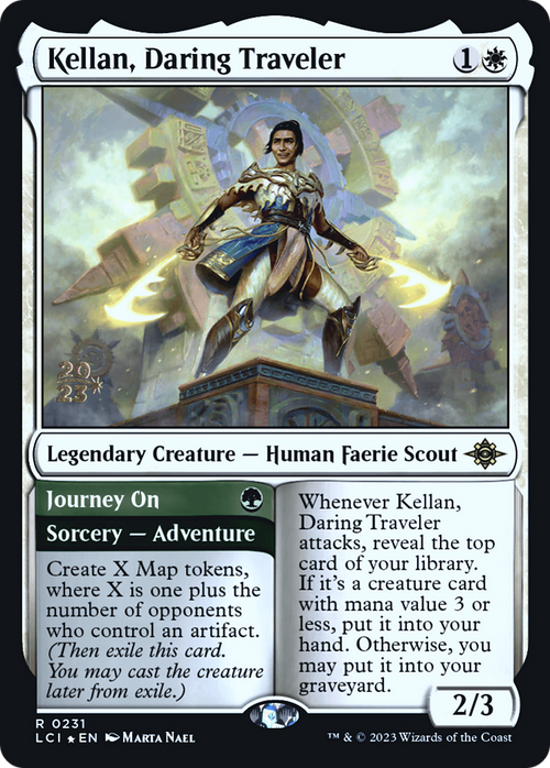 Kellan, Daring Traveler (PRE-231) - The Lost Caverns of Ixalan Promos Foil