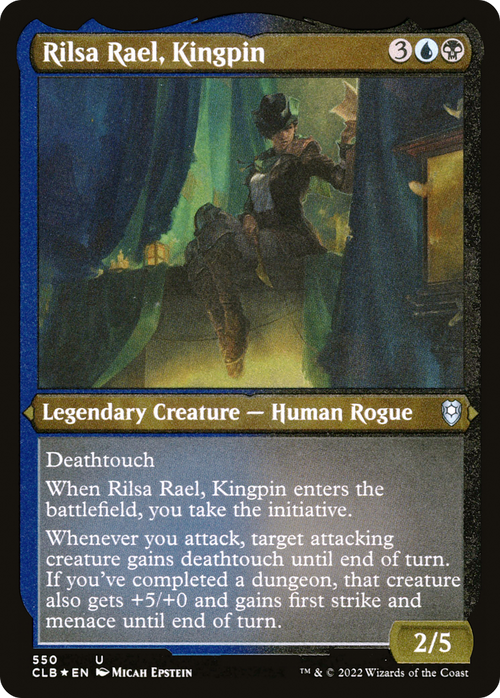 Rilsa Rael, Kingpin (CLB-550) - Commander Legends: Battle for Baldur's Gate Foil