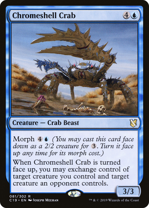 Chromeshell Crab (C19-081) - Commander 2019