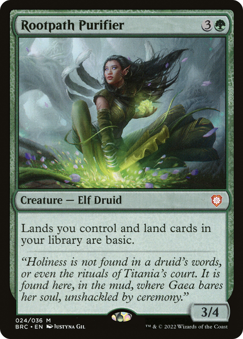 Rootpath Purifier (BRC-024) - The Brothers' War Commander
