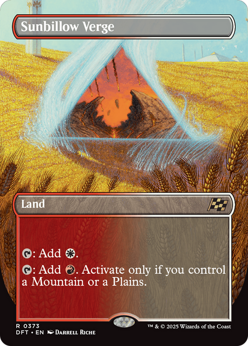 Sunbillow Verge (Borderless) (DFT-373) - Aetherdrift