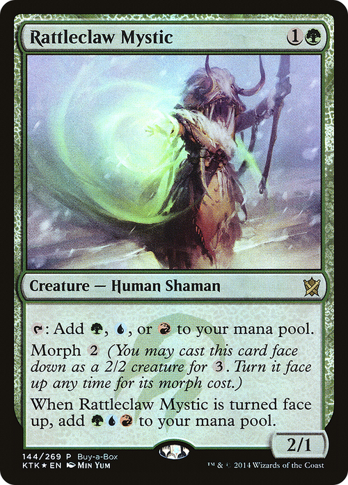 Rattleclaw Mystic (BABP-144) - Khans of Tarkir Promos Foil