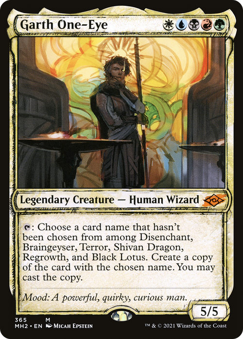 Garth One-Eye (MH2-365) - Modern Horizons 2: (Showcase) Foil