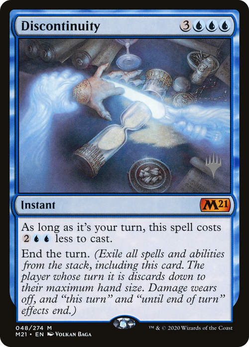 Discontinuity (PPM21-48P) - Core Set 2021 Promos Foil