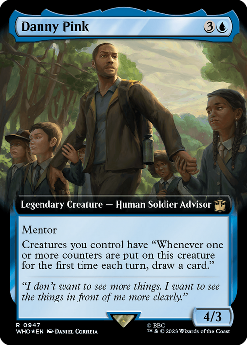 Danny Pink (Extended Art) (Surge Foil) (WHO-947) - Doctor Who: (Extended Art) Foil