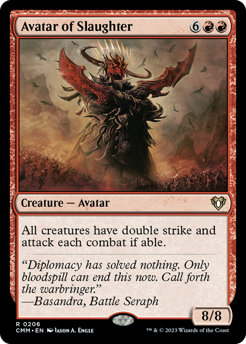 Avatar of Slaughter (CMM-206) - Commander Masters Foil
