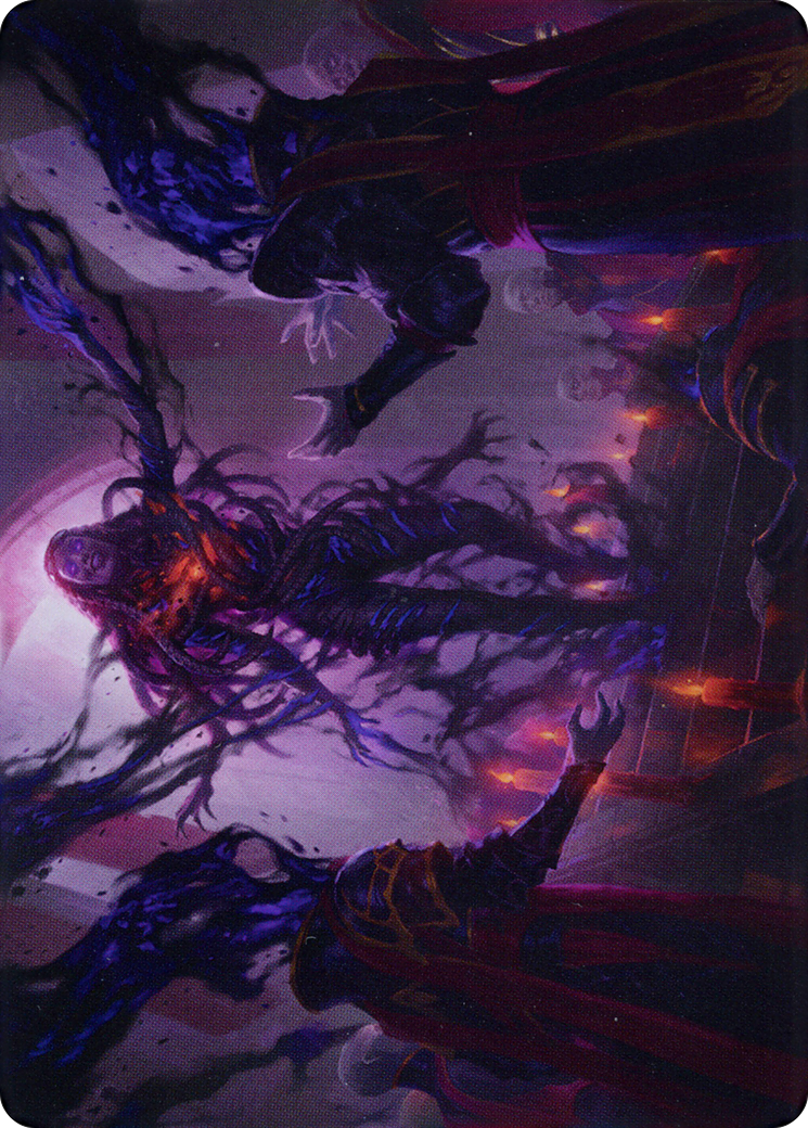 Braids, Arisen Nightmare // Braids, Arisen Nightmare (ADMU-023) - Dominaria United Art Series (Borderless) Foil