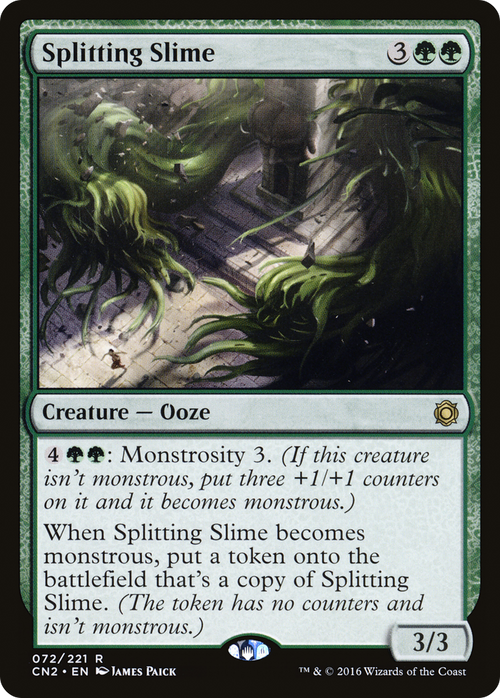 Splitting Slime (CN2-072) - Conspiracy: Take the Crown Foil