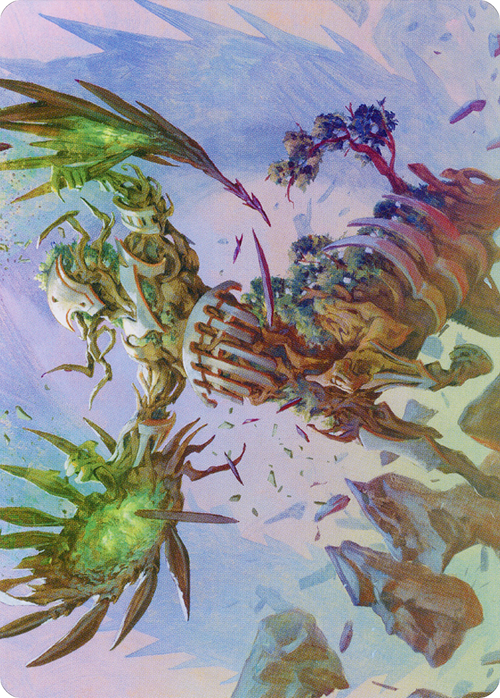 Botanical Brawler // Botanical Brawler (AMOM-043) - March of the Machine Art Series (Borderless) Foil