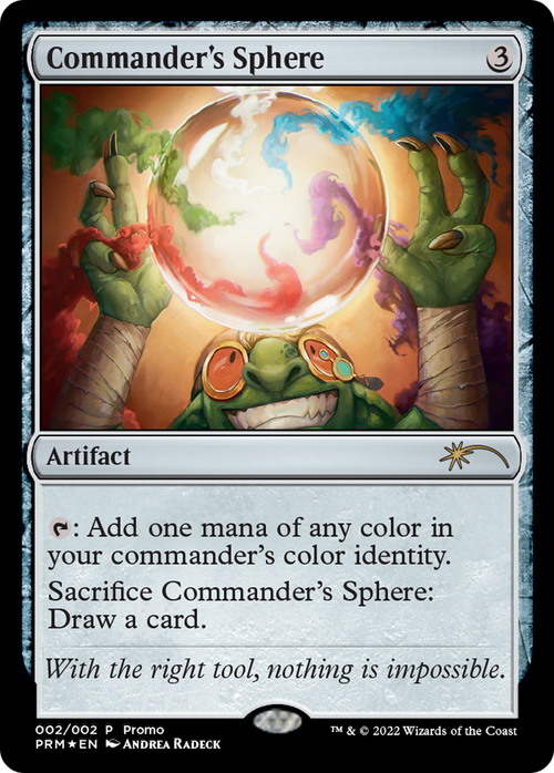 Commander's Sphere (WPN-002) - Wizards Play Network 2024 Foil