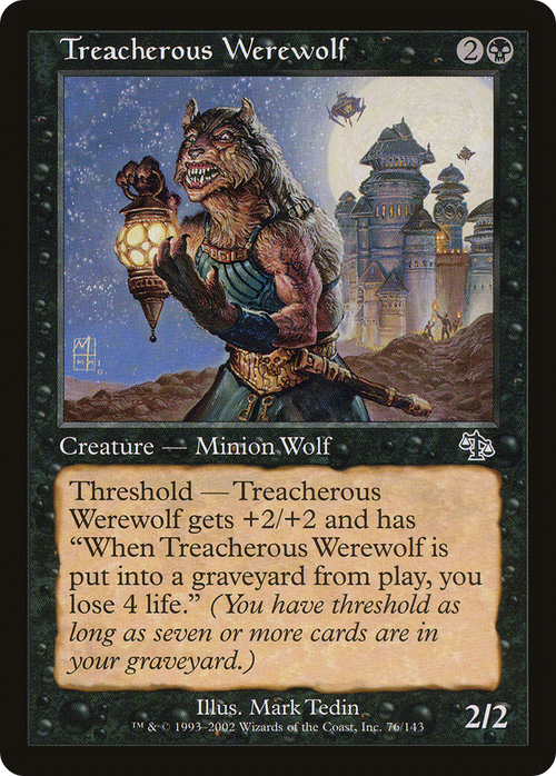 Treacherous Werewolf (JUD-076) - Judgment Foil
