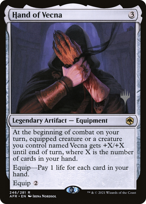 Hand of Vecna (PPAFR-246P) - Adventures in the Forgotten Realms Promos